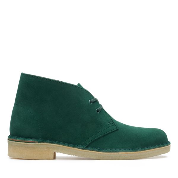 Clarks Womens Desert Boot Ankle Boots Green | USA-1594308